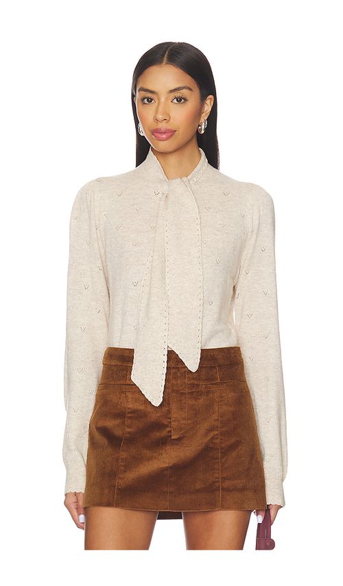 ASTR the Label Ovalia Sweater in Neutral. XS. Also in L, M