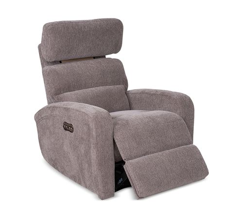 Stellarae Fabric Power Recliner with Usb, Created for Charcoal