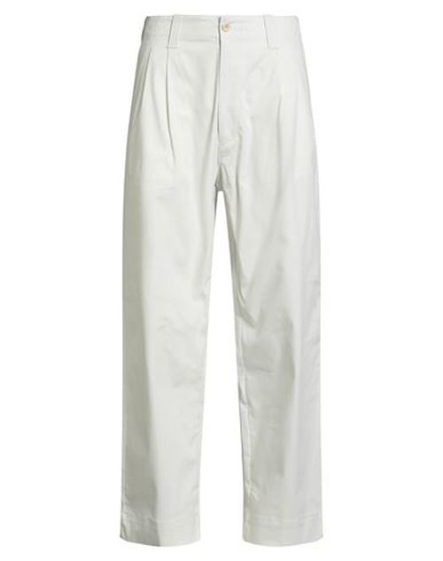 Man Pants Ivory Size 28 Cotton, Elastane