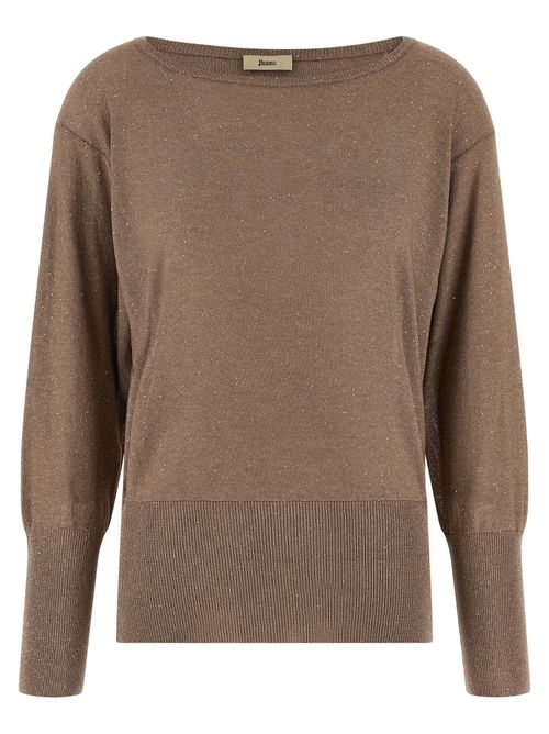 Lamé And Sequin Yarn Sweater