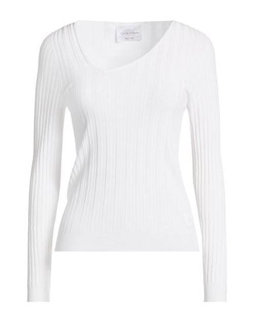 Woman Sweater White Size M Viscose, Polyester