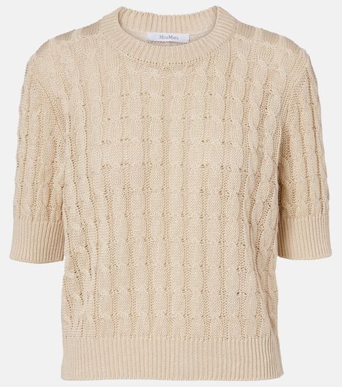 Talamo cable-knit linen sweater