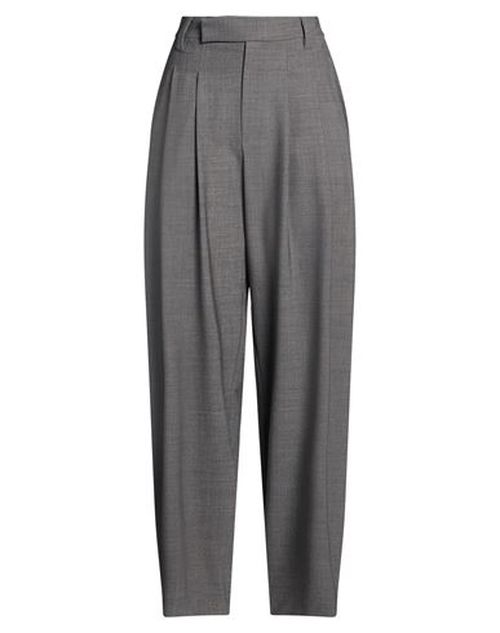 Woman Pants Grey Size 10 Virgin Wool, Polyamide, Elastane