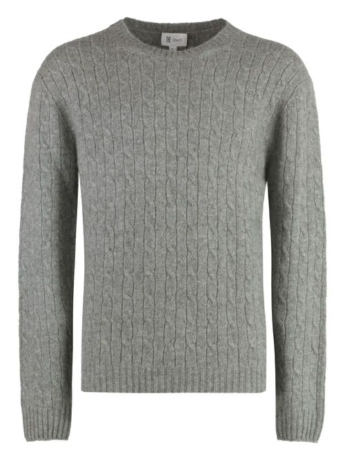 Cable-knit sweater - Grey