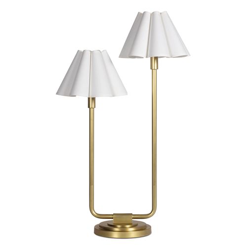 Natural Brass Table Lamp from the Polly Collection