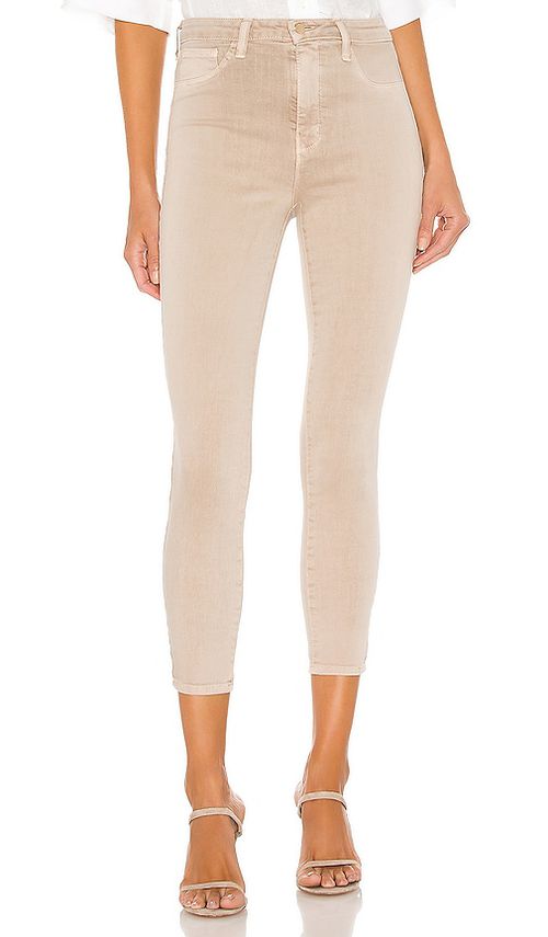 L'AGENCE Margot High Rise Skinny Jeans in Tan. -  31 also in