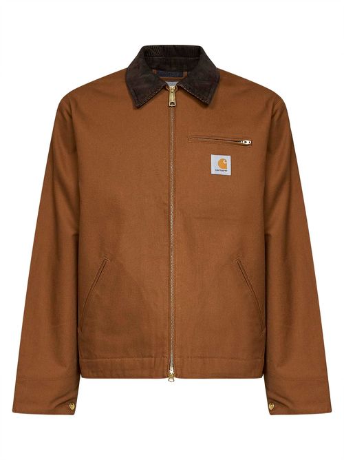 Organic Cotton Canvas Jacket — Brown