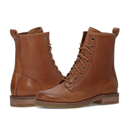 Frye Veronica Flex Combat Boots - Women's Leather Lace-Up Ankle Booties