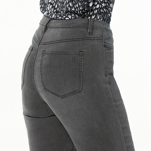 New Classic Denim Stretch Faux Button Fly Bermuda Shorts - Blue