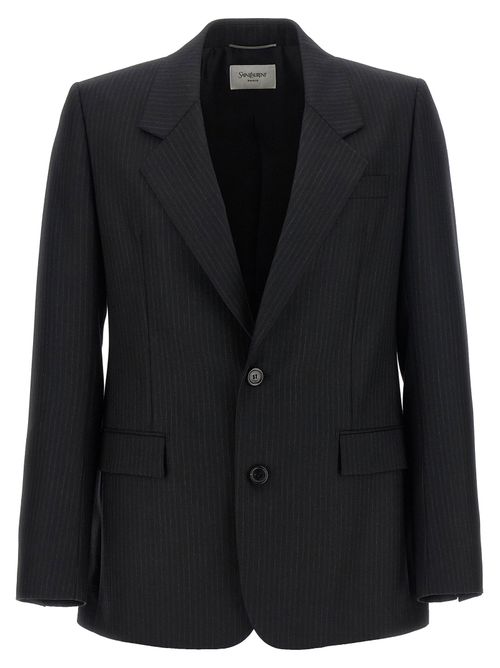 Pinstripe Blazer