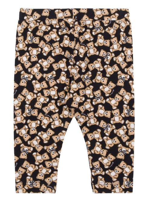 Graphic-print leggings - Black