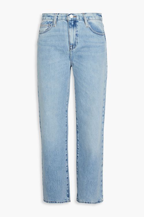 Le Jane Crop high-rise straight-leg jeans