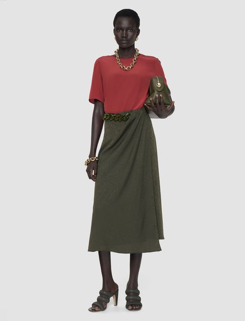 Tanger Jacquard Silk Skirt - Regular / 38