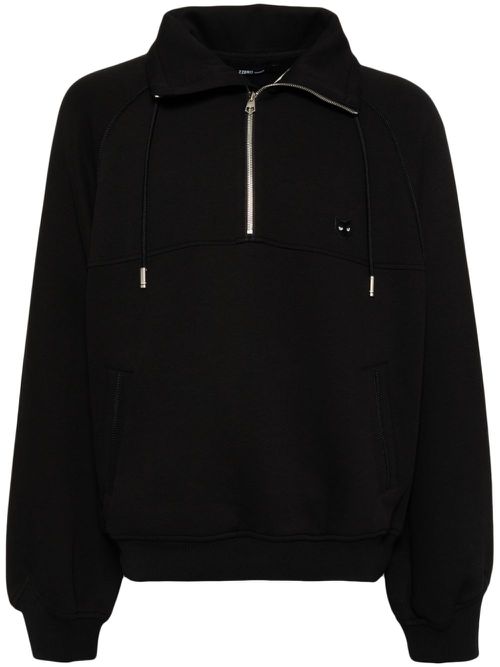 Assemblage half-zip sweatshirt - Black