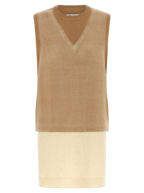 Memory Sleeveless Top — Beige