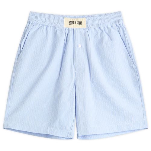 Women's Seersucker Box Fit Shorts Multi