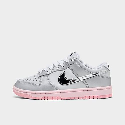 Women's Dunk Low LX Casual Shoes in Photon Dust/Pink Foam/Medium Soft Pink