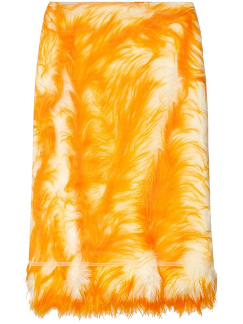 O-Talu midi skirt - Orange