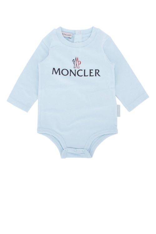Logo-Print Bodysuit — Blue