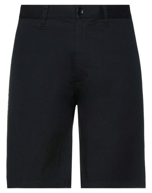 Man Shorts & Bermuda Shorts Black Size 30 Cotton, Elastane