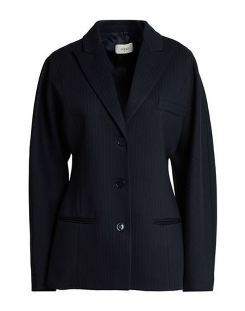 Woman Blazer Midnight blue Size M Viscose, Polyester, Nylon, Elastane