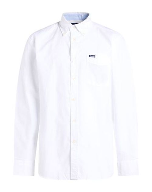 Façonnable Man Shirt White Size M Cotton