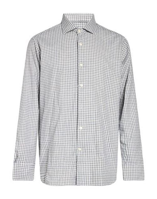 Man Shirt Slate blue Size 15 Cotton