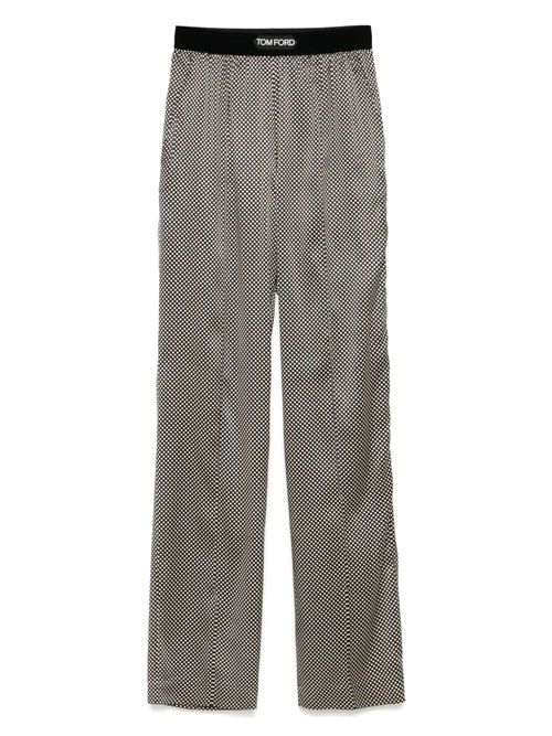 Polka Dot Signature Silk Pj Pants