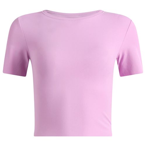 Women's Zenvy Dri-Fit Short Sleeve T-Shirt in Lt Magenta/White