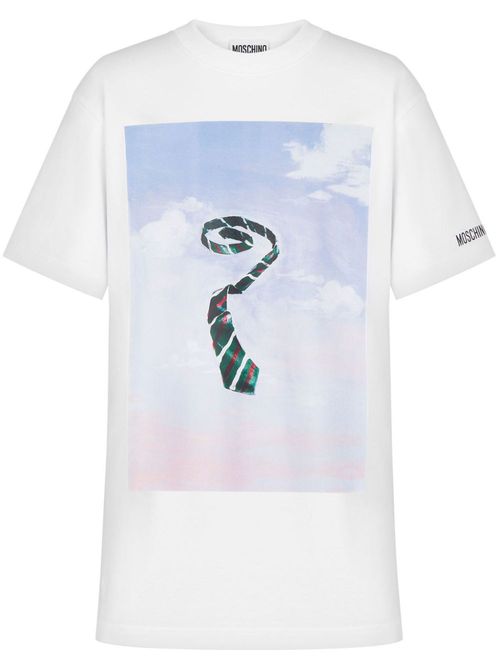 Graphic-print cotton T-shirt - White