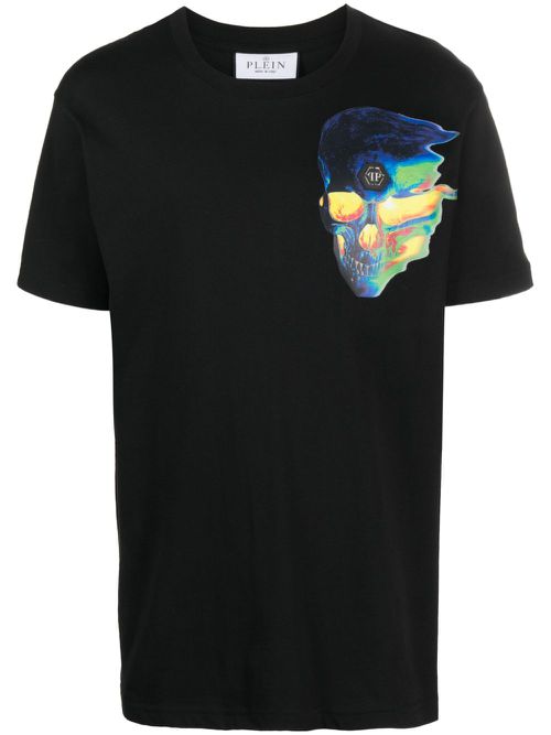 SS Skull round-neck T-shirt - Black