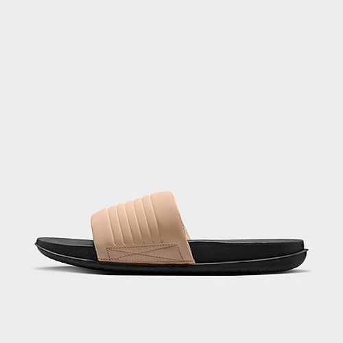 Men's Offcourt Adjust Slide Sandals in Anthracite/Linen/Mink Brown