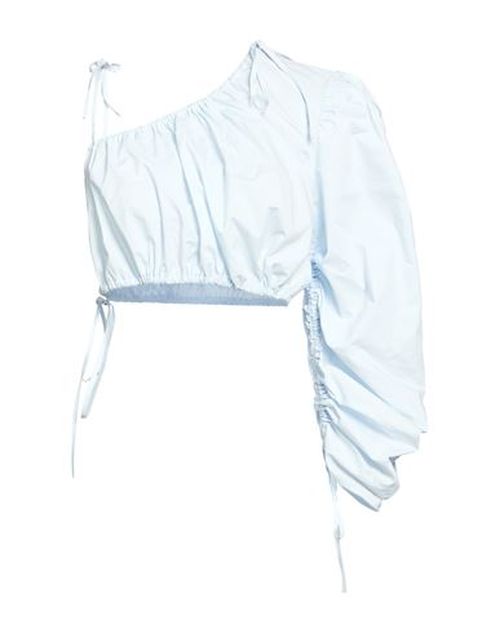 Woman Top Sky blue Size L Cotton