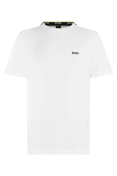 Logo-Embroidered Cotton T-Shirt — White