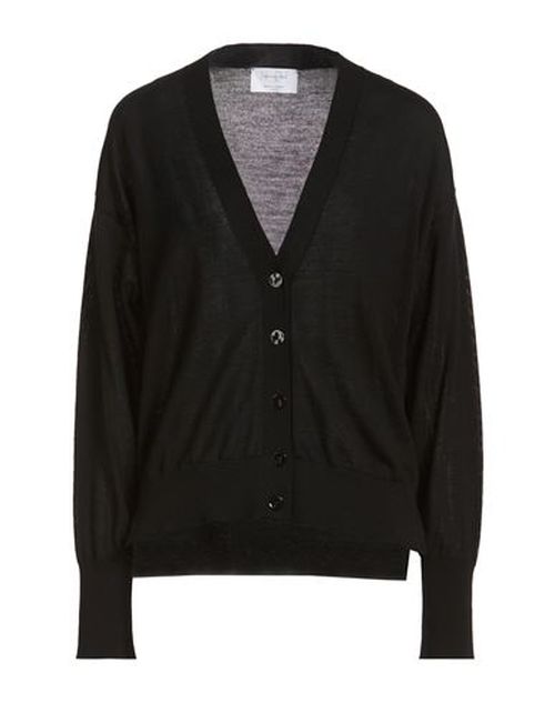 Collezione N_01 Woman Cardigan Black Size M Merino Wool