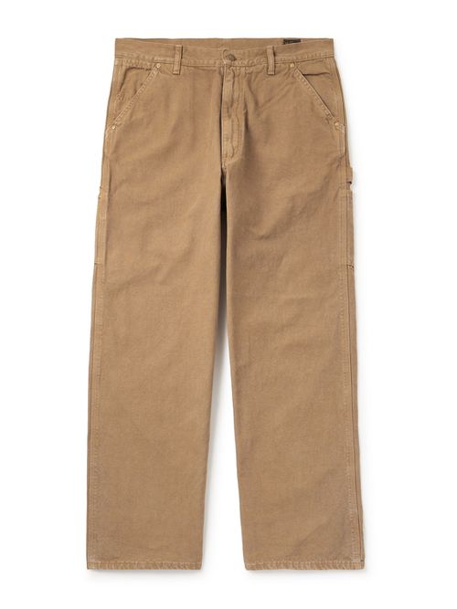 Oxford Painter Straight-Leg Cotton-Twill Trousers