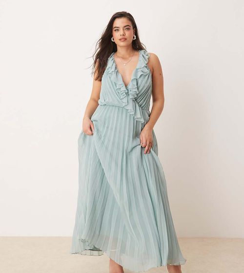 princess polly baby blue dress Buy Asos Asos Design Women Cowl Neck Plain Bridesmaid Dress, Sage Green  Online main image 0