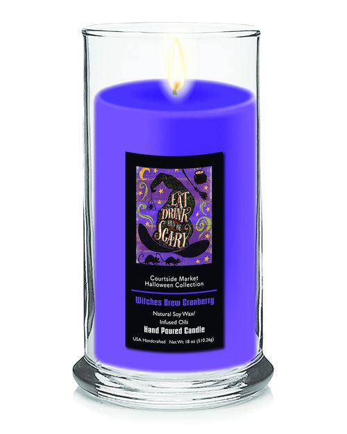 Halloween Collection Eat, Drink, & Be Scary Witch'S Brew Cranberry Soy Wax Candle