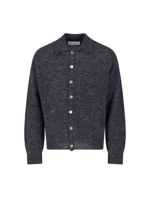 Fuzzy Alpaca-Wool Sweatshirt for Men