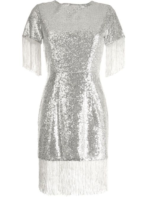 Potion knee-length dress - Silver
