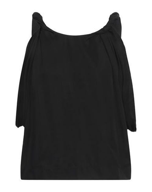 Woman Top Black Size 6 Viscose, Rayon