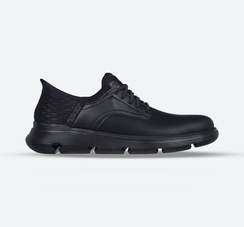Men's Wide Fit Skechers 205046 Slip-ins Garza Gervin Trainers, Black / / 2E