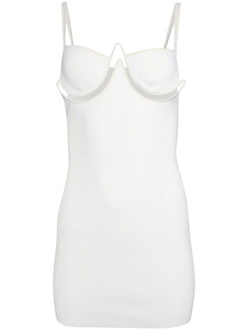 Underwire-cup minidress - Neutrals