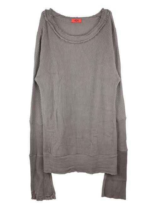 Ribbed sweater - Grey