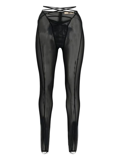 Black Low waist trousers