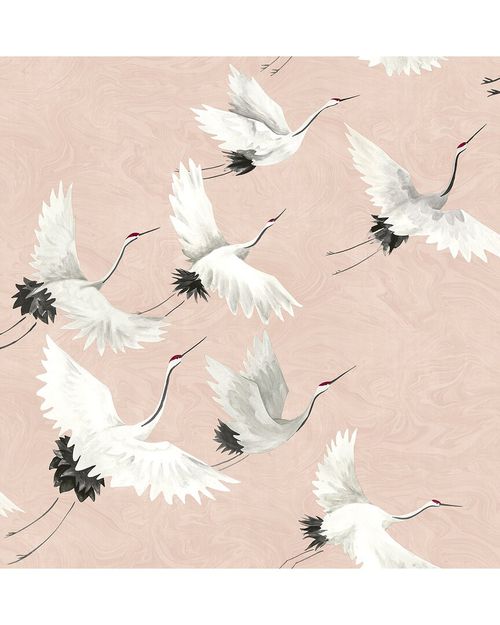 NuWallpaper Pink Halcyon Peel & Stick Wallpaper