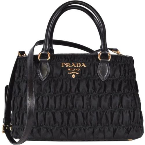 Prada Gaufre Nylon Handbag
