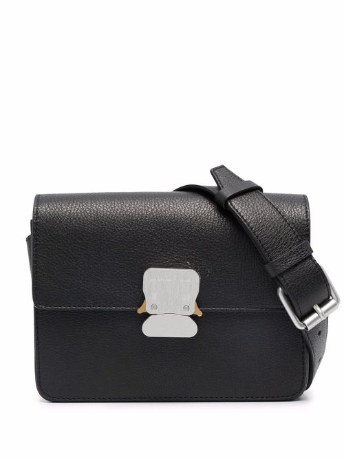 Grained leather belt bag - Black