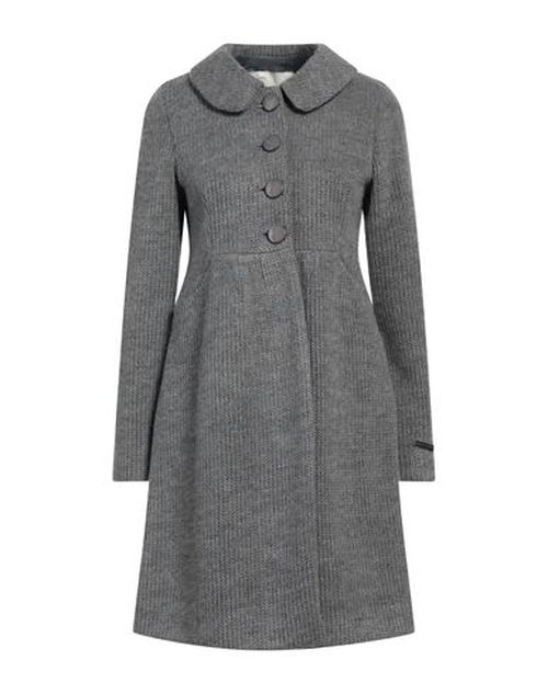 Woman Coat Grey Size 10 Wool, Acrylic