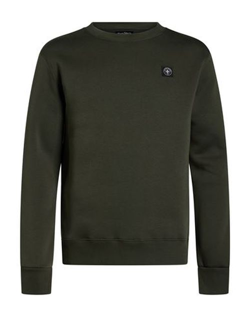 Man Sweatshirt Military green Size M Cotton, Polyester